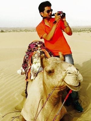 Camel safari tour