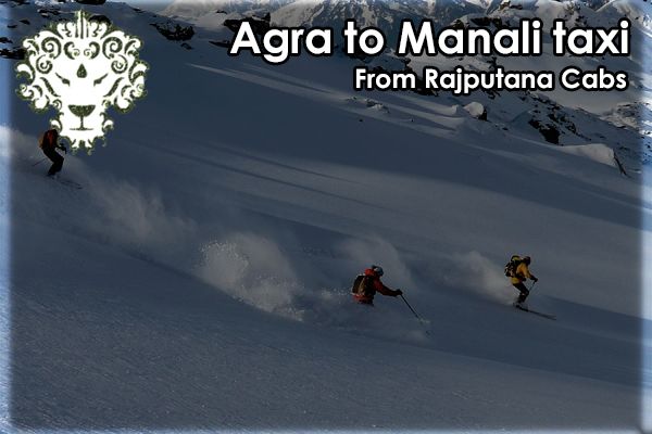 Agra to Manali taxi