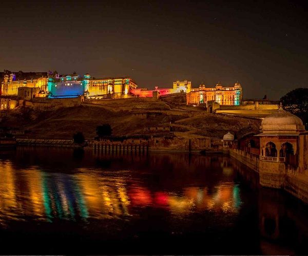 Amber Fort Jaipur at night