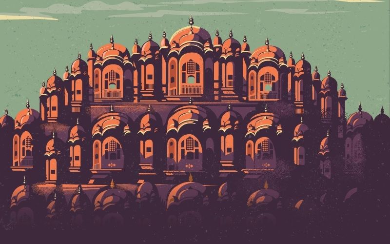 Hawa Mahal Jaipur India image