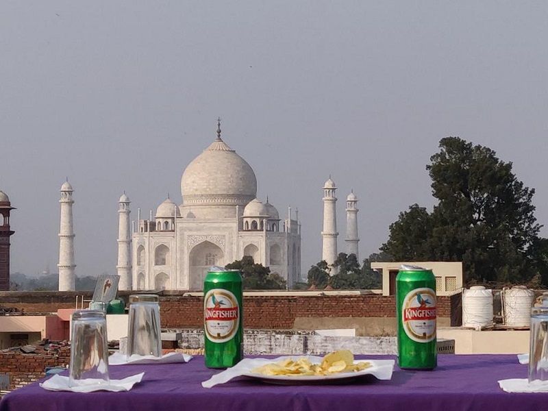 view of Taj Mahal Agra