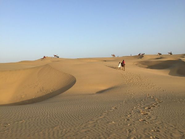Stunning Sand dunes in Jaisalmer Rajasthan. (Sam, Khuri & Lodhruva)