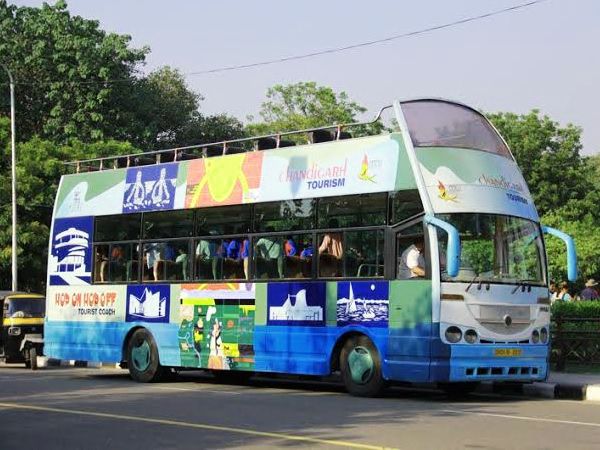 tourism bus chandigarh