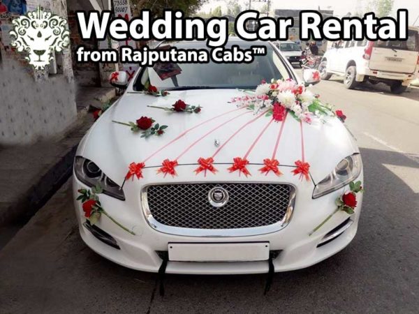 wedding car rental from Rajputana Cabs