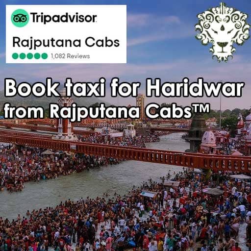 Book taxi for Haridwar form Rajputana Cabs