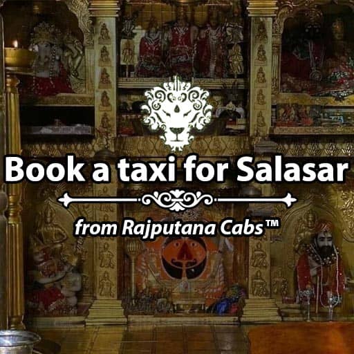 Taxi for Salasar Balaji from Rajputana Cabs