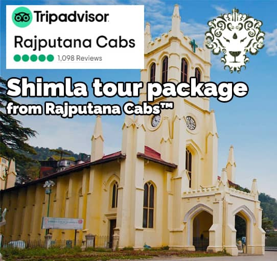 shimla tour package from Jaipur Rajputana Cabs