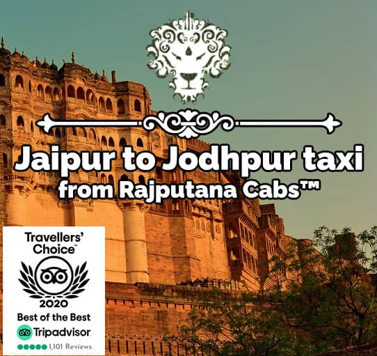 jaipur to jodhpur taxi from Rajputana cabs