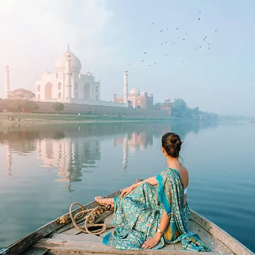 Taj Mahal Agra view