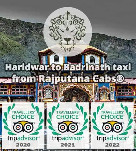 haridwar to badrinath taxi from rajputana cabs