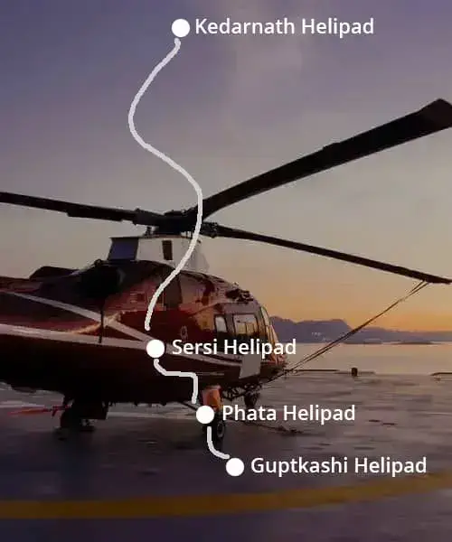 kedarnath helicopter service by rajputana cabs