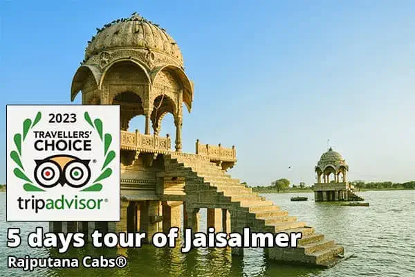 5 days jaisalmer udaipur tour rajputana cabs