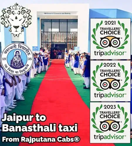 jaipur to banasthali vidyapith Taxi from rajputana cabs