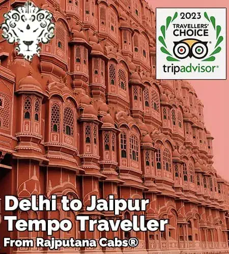delhi to jaipur tempo traveller from rajputana cabs