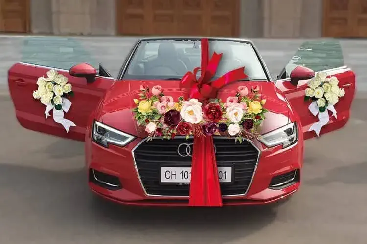 audi luxury car wedding