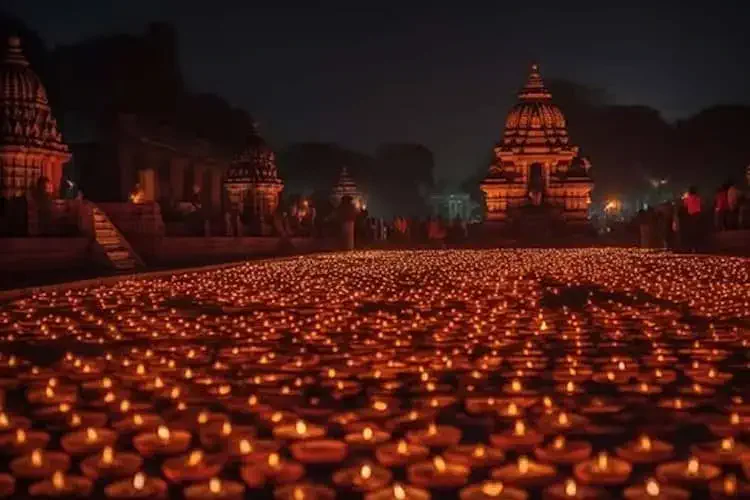 ayodhya night view